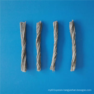 Polypropylene PP twisted fiber for concrete